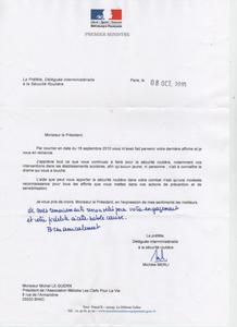 Recu de Mme MERLI